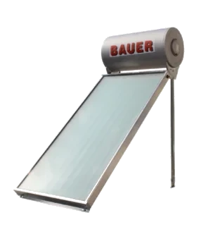 Ηλιακός Θερμοσίφωνας BAUER VR MAX 160lt 2,5m² ΔΙΠΛΗΣ, GLASS με Βάση Δαπέδου